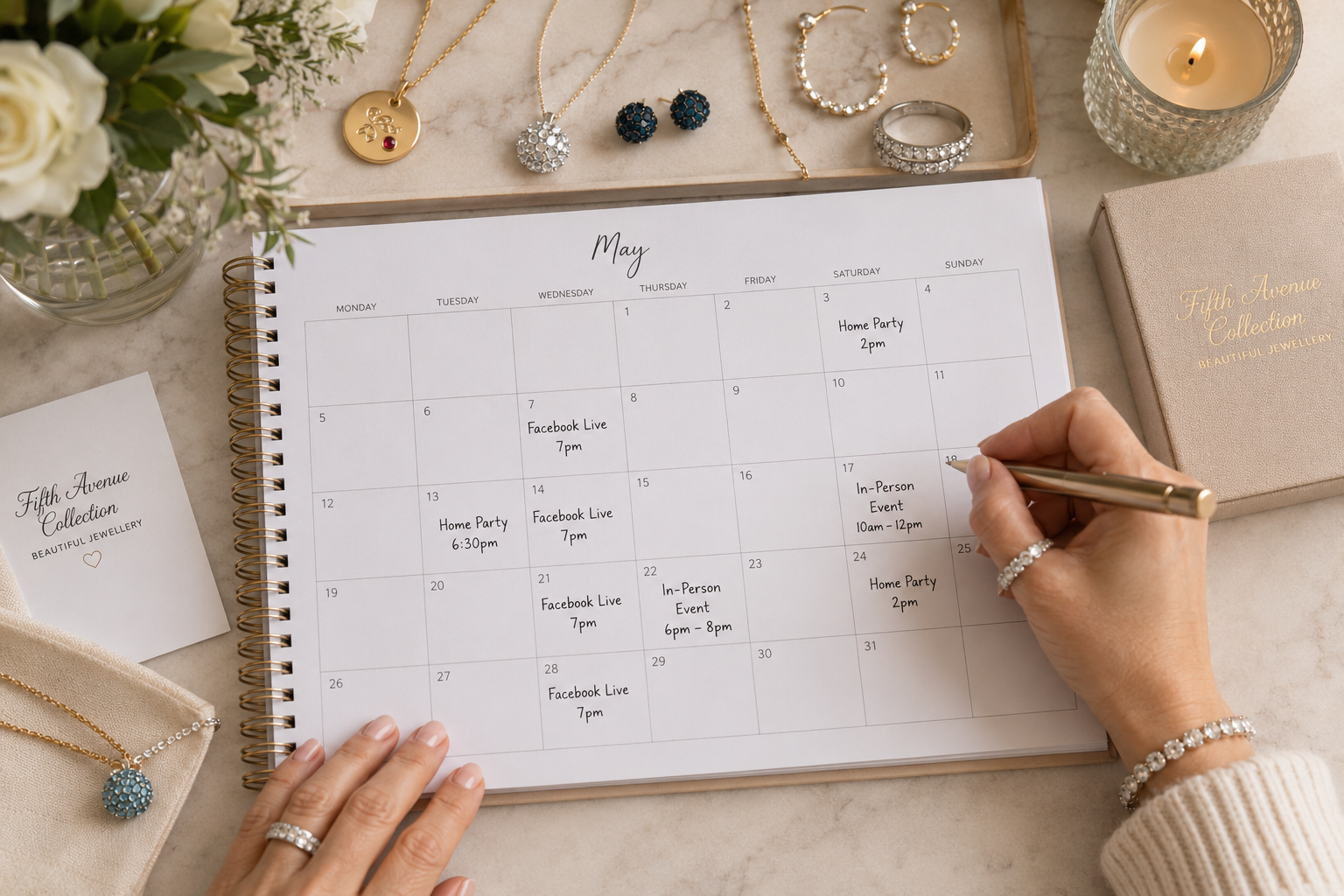 Planning consistent content for your jewellery business